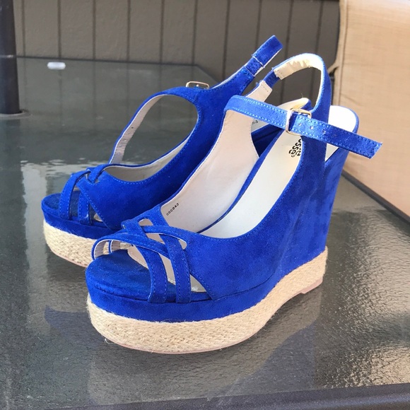 Charlotte Russe Shoes - 🆕Cobalt espadrille sandals
